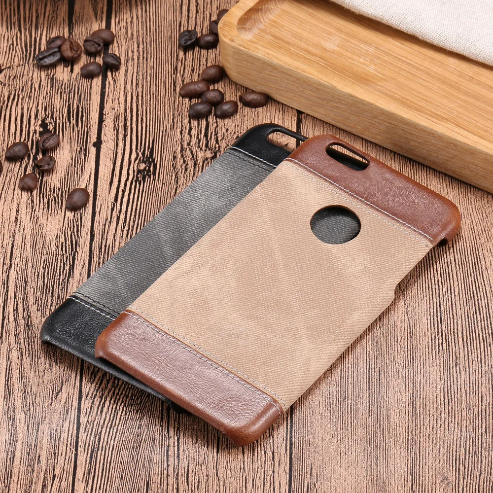 6 6S 4 7 5 роскошный джинсовый узор задняя крышка для iPhone S/6 Plus высокое качество