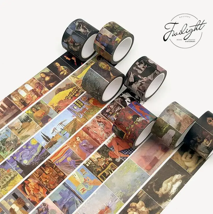 To Master Van Gogh Monet Painting Washi Tape DIY Scrapbooking Sticker Label Masking Tape School Office Supply
To Master Van Gogh Monet Painting Washi Tape DIY Scrapbooking Sticker Label Masking Tape School Office Supply