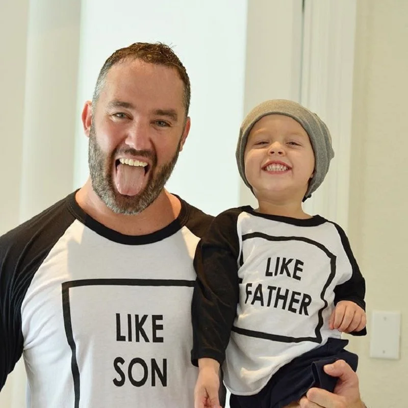 Like Father Like Son Daughter Clothes Family Matching T Shirts 2018 Spring Autumn Long Sleeve Father Son Baby Matching Clothes
Like Father Like Son Daughter Clothes Family Matching T Shirts 2018 Spring Autumn Long Sleeve Father Son Baby Matching Clothes