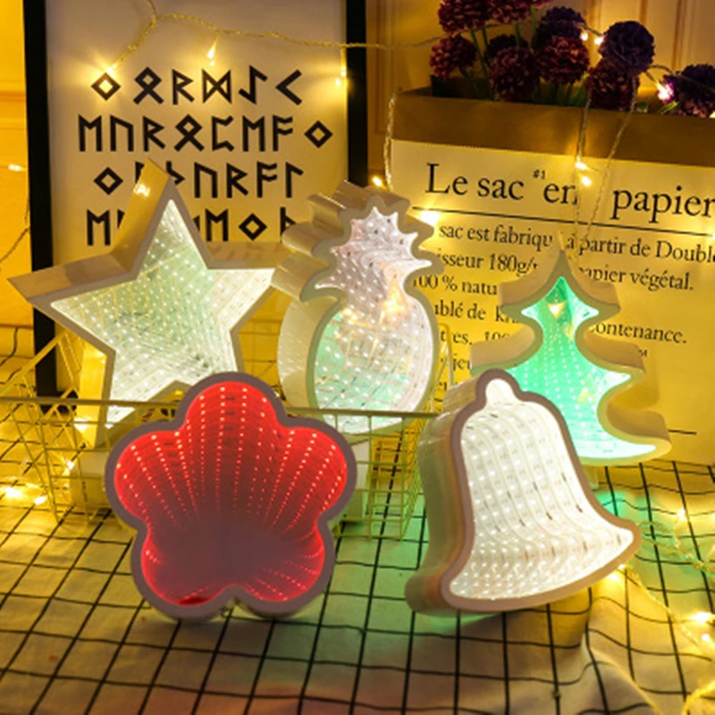 Fashion 3D Night Light Tunnel Light Table Lamp Star Lights Desk Lamp Sign Light Christmas Party Bedroom Wedding Shop Decoration
Fashion 3D Night Light Tunnel Light Table Lamp Star Lights Desk Lamp Sign Light Christmas Party Bedroom Wedding Shop Decoration