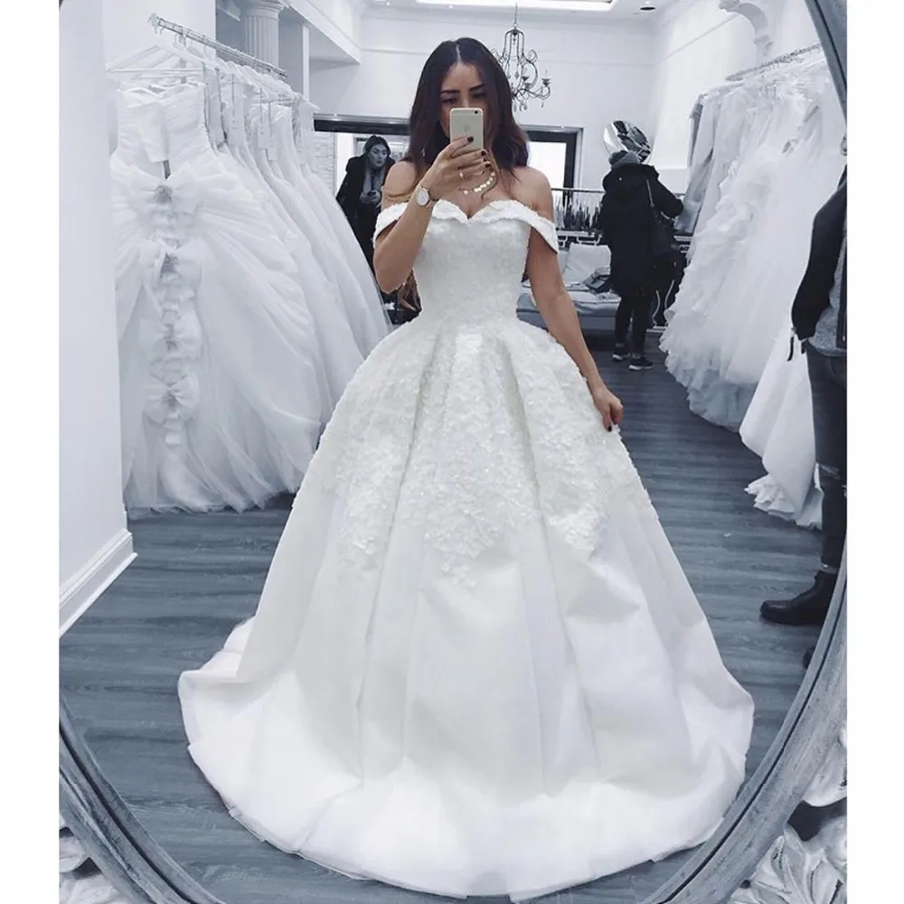 Off The Shoulder Vestido De Noiva Muslim Wedding Dresses Ball Gown Sweetheart Boho Dubai Arabic Wedding Gown Bridal
Off The Shoulder Vestido De Noiva Muslim Wedding Dresses Ball Gown Sweetheart Boho Dubai Arabic Wedding Gown Bridal