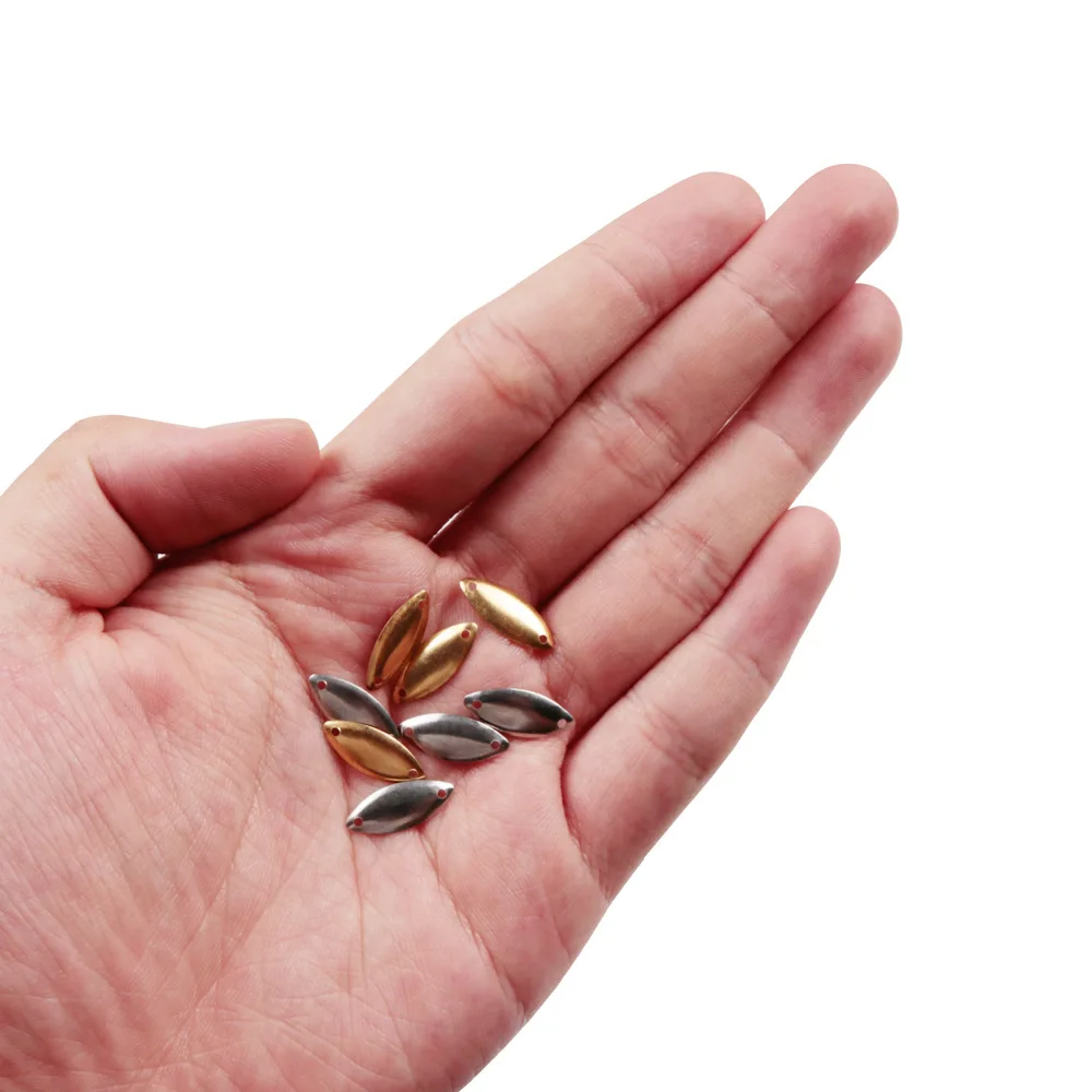100 шт./лот прочная приманка ложка миниатюрная воблеры в виде семян дыни блестки