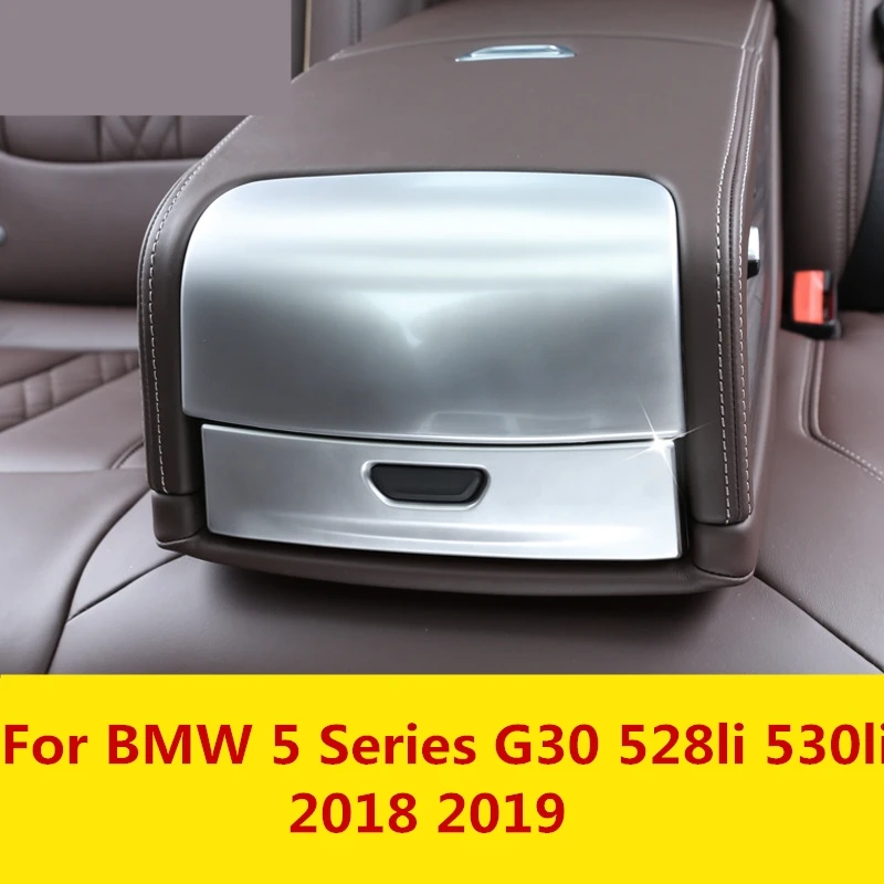 Для BMW 5 серии G30 528li 530li 2018 2019 форма крышки украшения ABS хромированная задняя