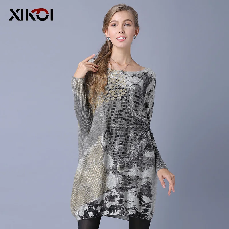 XIKOI Long Sweater Women Jumper Spring Oversized Pullover Casual Batwing Sleeve Print Fashion Woman Sweaters Clothes Pullovers
XIKOI Long Sweater Women Jumper Spring Oversized Pullover Casual Batwing Sleeve Print Fashion Woman Sweaters Clothes Pullovers