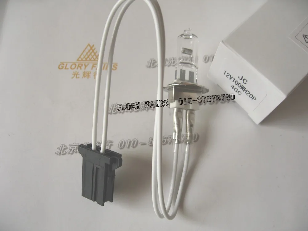 KLS JC 12V100WH20P галогенная лампа 12 В 100 Вт Olympus Beckman Coulter AU5800 AU5821 анализатор JC12V100WH20P 12V100W