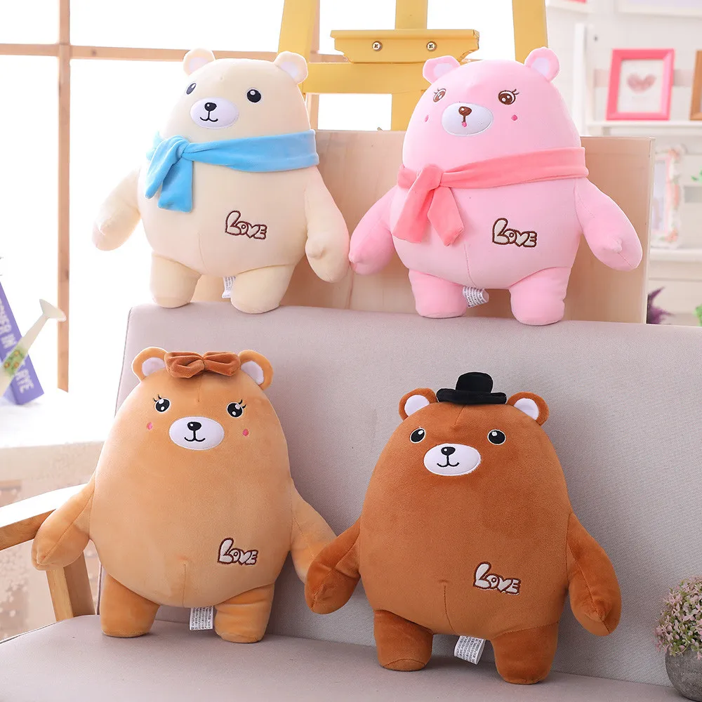 35/50cm Cartoon Cute couple bear Fat plush toy super soft animal stuffed doll High quality Children girl Kawaii Birthday gift
35/50cm Cartoon Cute couple bear Fat plush toy super soft animal stuffed doll High quality Children girl Kawaii Birthday gift