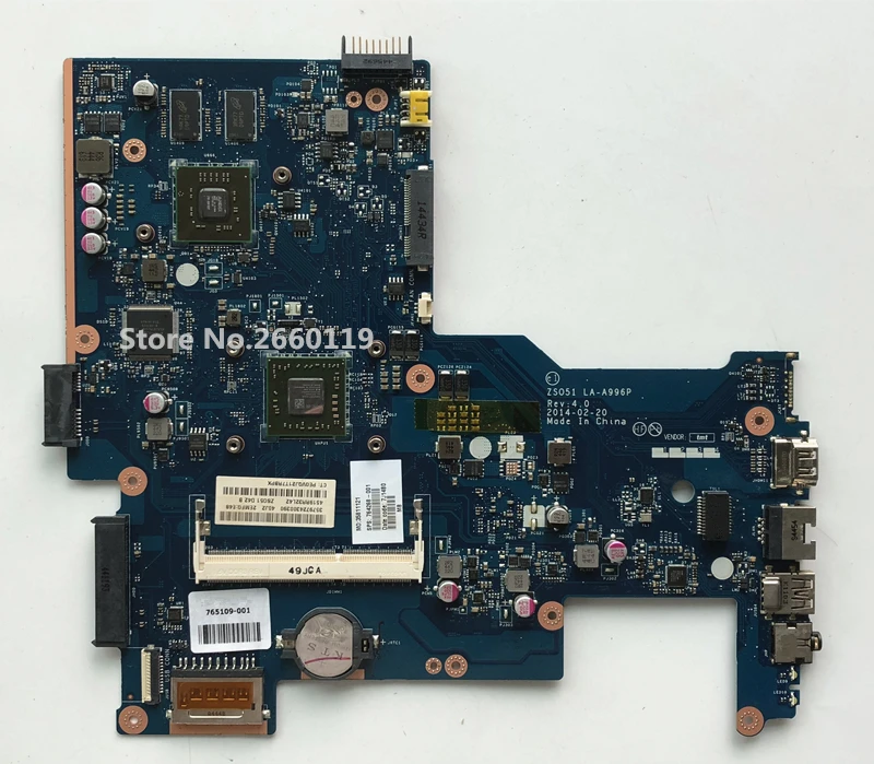 High quality laptop motherboard for 15-G 764268-001 765109-001 LA-A996P Fully tested
High quality laptop motherboard for 15-G 764268-001 765109-001 LA-A996P Fully tested