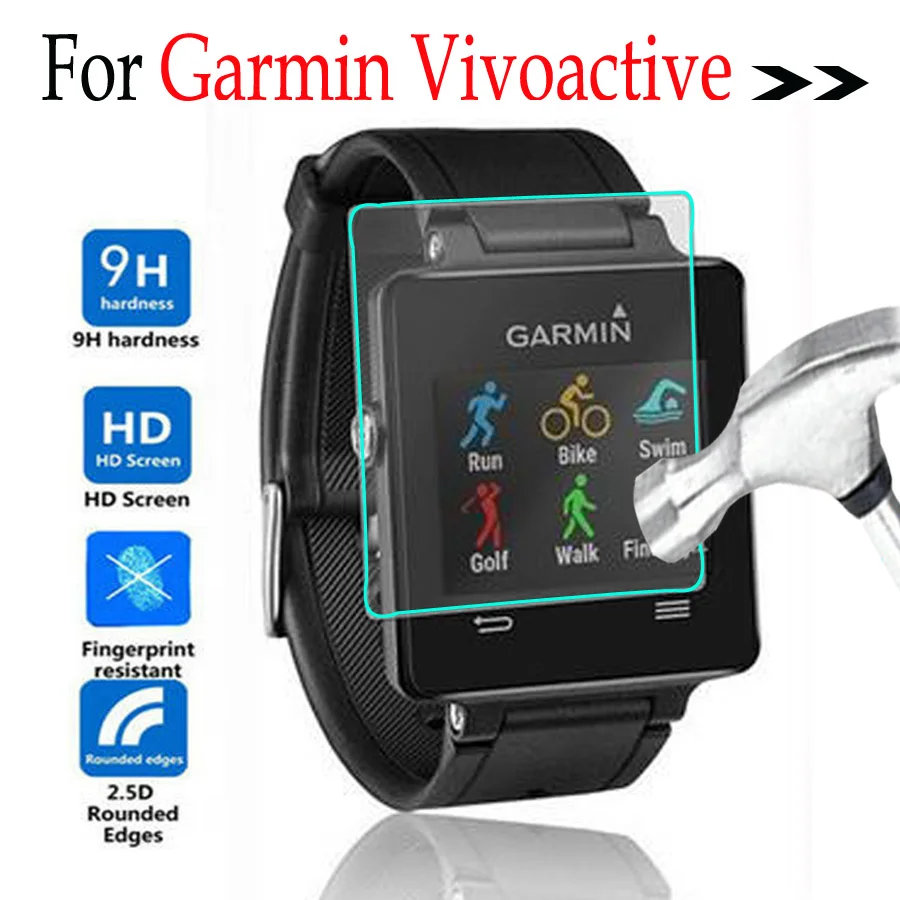 Для Garmin Vivoactive Smart Digital Экран протектор Стекло закаленное царапин на Плёнки|glass