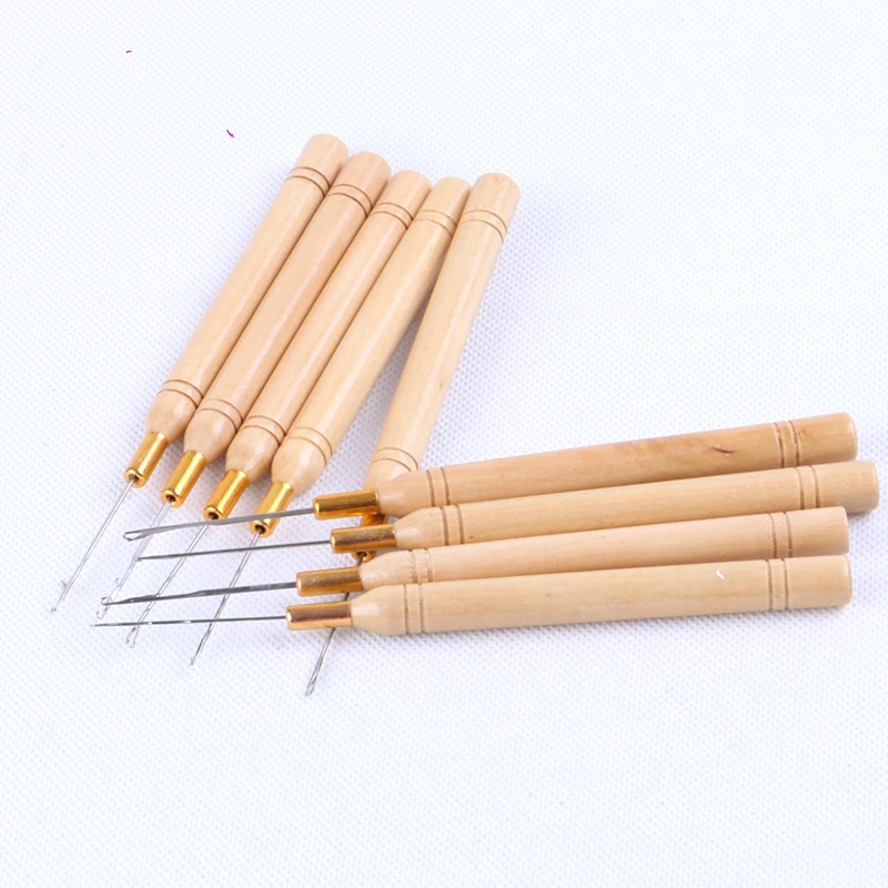 Hight Quality Wooden Handle Hair Extension Wig Hook Needle Crochet Threader Tool 10pcs/pack
Hight Quality Wooden Handle Hair Extension Wig Hook Needle Crochet Threader Tool 10pcs/pack
