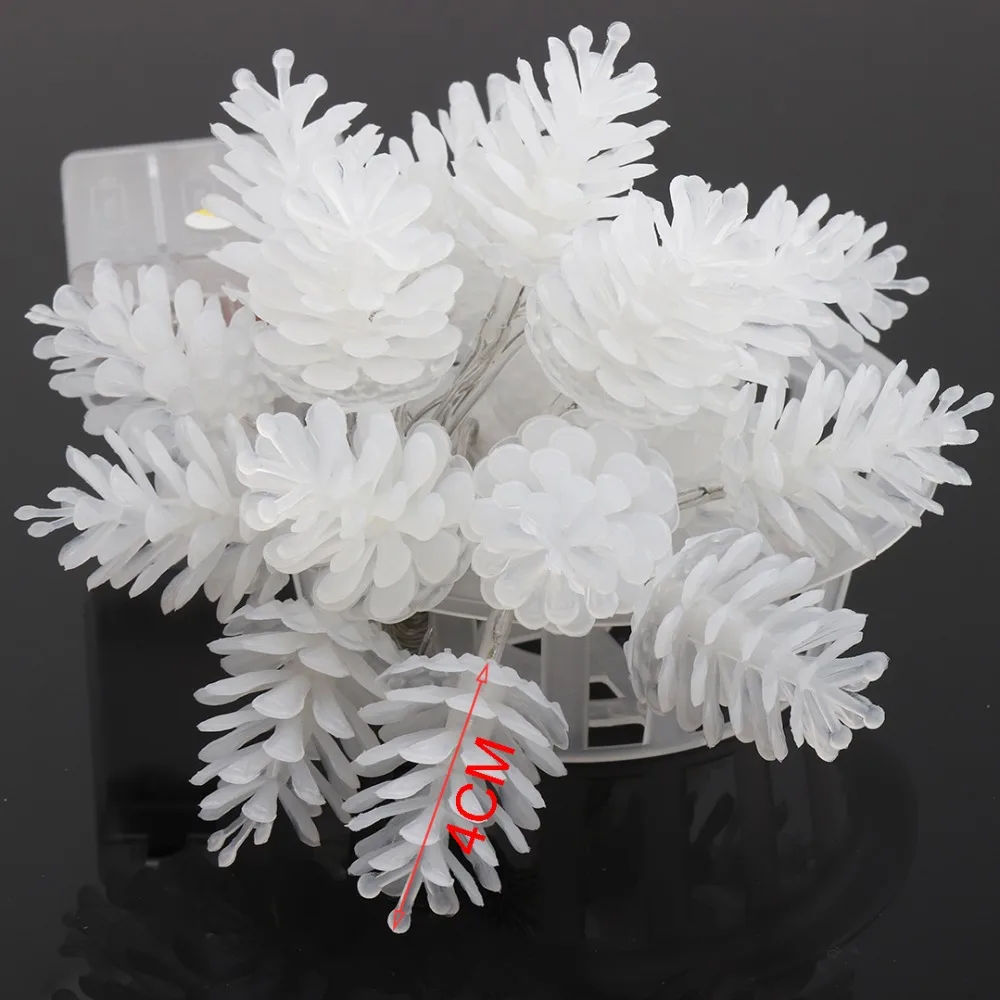 Christmas Light Pinecone LED String Holiday Decorative Lights Wedding Party Fairy Garland Battery Operated 9 Colors Optional JQ
Christmas Light Pinecone LED String Holiday Decorative Lights Wedding Party Fairy Garland Battery Operated 9 Colors Optional JQ