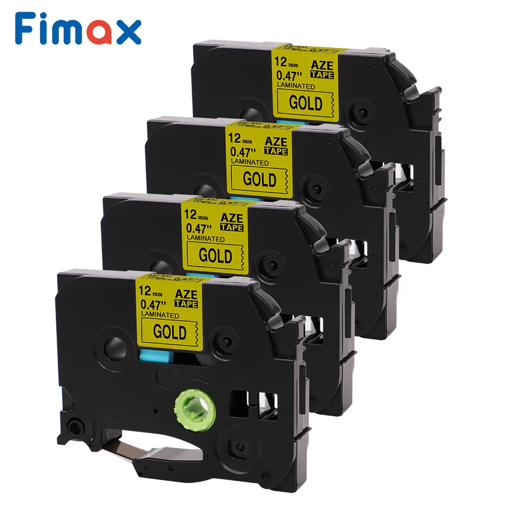 Fimax 4 Packs Compatible for Brother TZe831 P-touch Label Tape TZ-831 TZ-831 12mm*8m Black on Gold for Brother P-touch Tze Label
Fimax 4 Packs Compatible for Brother TZe831 P-touch Label Tape TZ-831 TZ-831 12mm*8m Black on Gold for Brother P-touch Tze Label