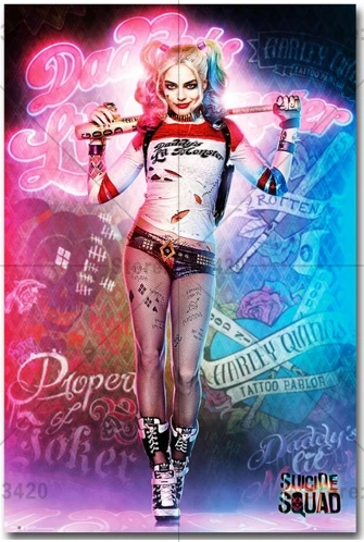 Алмазная вышивка квадратная полная декоративная diy 5d алмазная картина Harley Quinn