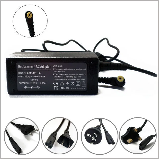 New 19V 2.15A 40W Universal Laptop Charger AC Adapter Charger + Plug Cable Carregador Portatil For Acer Aspire AS1430-4857
New 19V 2.15A 40W Universal Laptop Charger AC Adapter Charger + Plug Cable Carregador Portatil For Acer Aspire AS1430-4857