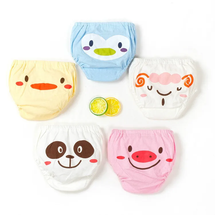 5Pcs cute Baby Training Pants Panties Diapers Reusable Washable Cloth Diaper Cover Cloth Nappy Cotton Bread pants
5Pcs cute Baby Training Pants Panties Diapers Reusable Washable Cloth Diaper Cover Cloth Nappy Cotton Bread pants