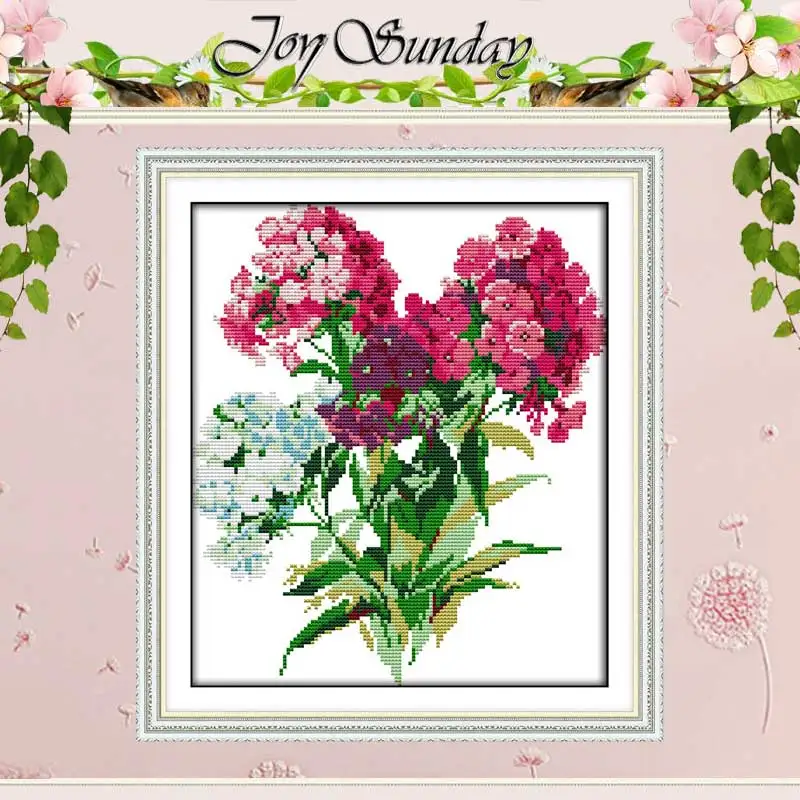 

The Bouquet Patterns Counted Cross Stitch Set DIY 11CT 14CT 16CT Stamped DMC Cross-stitch Kit Embroidery Needlework Home Decor