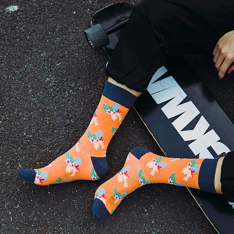 New Quality Mens Happy Socks Animal Plant Cartoon Pattern Funny Art Socks Men Combed Cotton Socks Skateboard Harajuku Male Meias
New Quality Mens Happy Socks Animal Plant Cartoon Pattern Funny Art Socks Men Combed Cotton Socks Skateboard Harajuku Male Meias