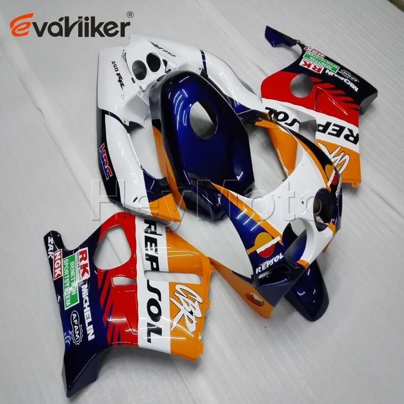 ABS motorcycle fairing for CBR 250RR MC22 1990 1991 1992 1993 1994 1995 1996 1997 1998 1999 orange blue white Injection mold H2
ABS motorcycle fairing for CBR 250RR MC22 1990 1991 1992 1993 1994 1995 1996 1997 1998 1999 orange blue white Injection mold H2
