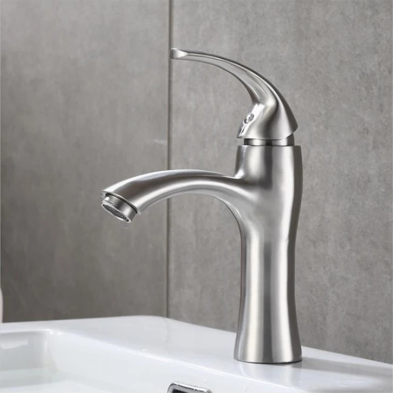 Hot Cold Mixer Basin Faucet Bathroom Sink Faucet Single Handle Hole Brushed Faucet Basin Taps Deck Vintage Wash Tap Crane
Hot Cold Mixer Basin Faucet Bathroom Sink Faucet Single Handle Hole Brushed Faucet Basin Taps Deck Vintage Wash Tap Crane