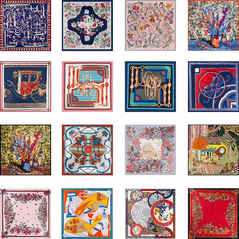 2019 New Fashion Silk Scarf Ladies Knight Twill Scarf Large Sunscreen Shawl Hijab Scarf Pashmina Wrap Stole Poncho Ring Headband
2019 New Fashion Silk Scarf Ladies Knight Twill Scarf Large Sunscreen Shawl Hijab Scarf Pashmina Wrap Stole Poncho Ring Headband
