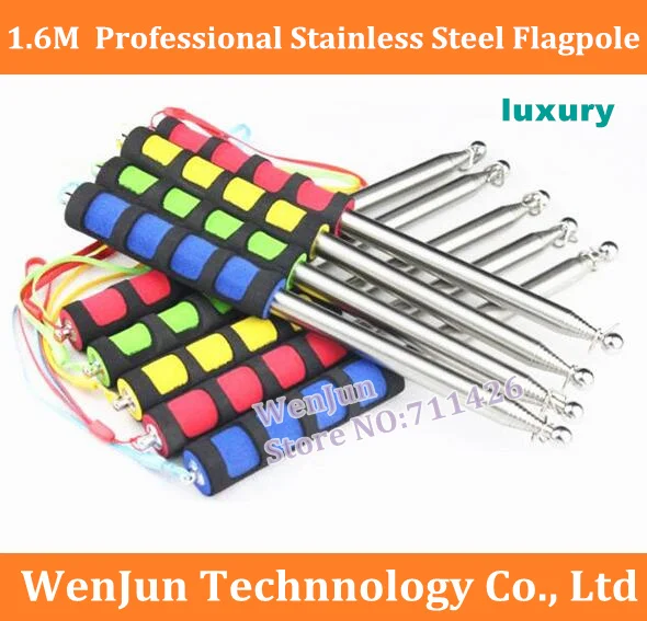 10PCS High Quality 1.6 meters luxury professional high-grade stainless steel flagpole 1.6m guide flagpole/extension-tpye pole
10PCS High Quality 1.6 meters luxury professional high-grade stainless steel flagpole 1.6m guide flagpole/extension-tpye pole