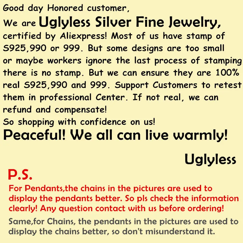 

Uglyless 100% Real Solid 925 Sterling Silver Leaf Pendants for Women Thai Silver Fine Jewelry Jade Magnolia Necklaces with Chain