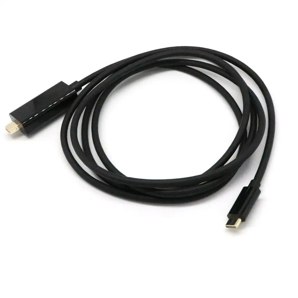 1 8 метров 4K * 2K USB 3 C Тип Thunderbolt к мини дисплею Порт DP адаптер кабель подходит для