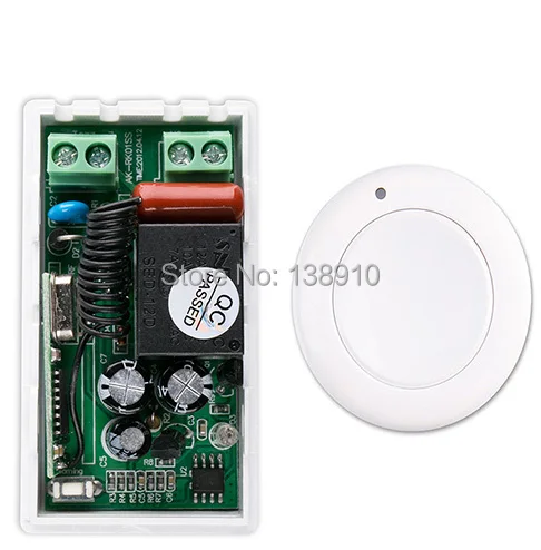 most simple wiring New AC 220 V 1CH Wireless Remote Control Switch System Receiver & White wall Panel Sticky Remote
most simple wiring New AC 220 V 1CH Wireless Remote Control Switch System Receiver & White wall Panel Sticky Remote