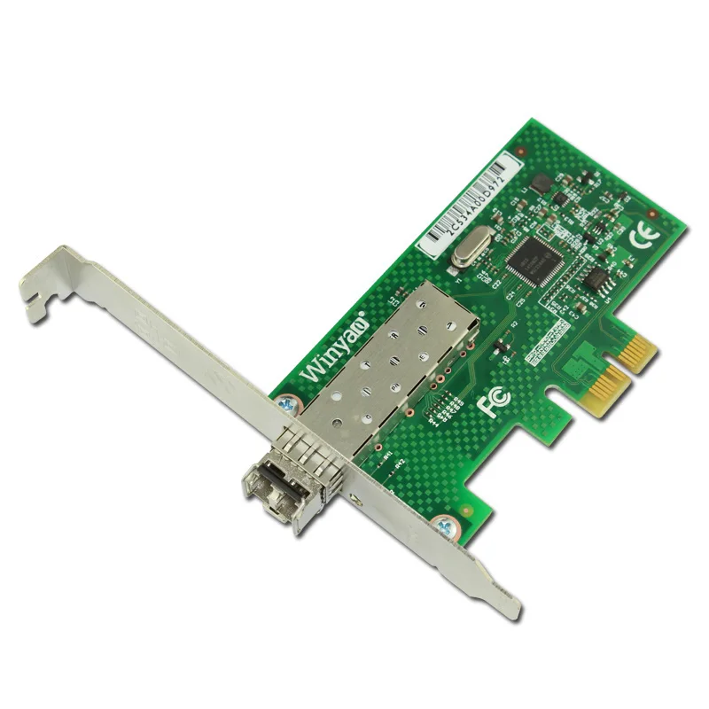 Гигабитная волоконная Серверная карта PCIe X1 многорежимный оптический модуль
