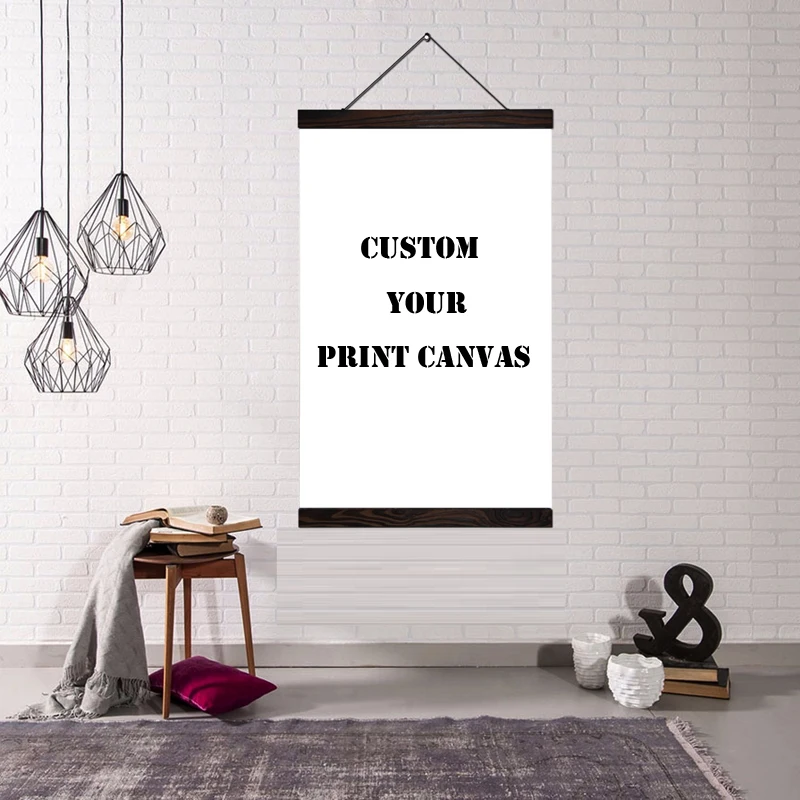 Custom Print Canvas Art Poster Solid Wood Hanging Shaft Scroll Painting Dropshipping 
Custom Print Canvas Art Poster Solid Wood Hanging Shaft Scroll Painting Dropshipping