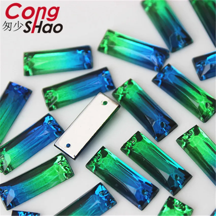 Cong Shao 100pcs 7*18mm Double color stones and crystals flatback Acrylic Rectangle rhinestone DIY sewing Wedding Dress CS293
Cong Shao 100pcs 7*18mm Double color stones and crystals flatback Acrylic Rectangle rhinestone DIY sewing Wedding Dress CS293