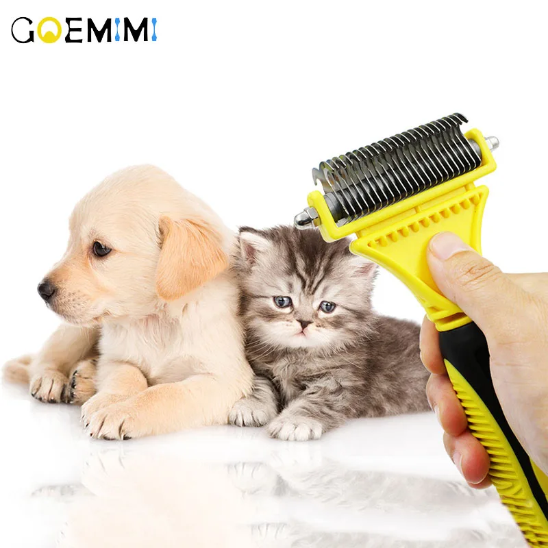 Stainless Double-sided Pet Cat Dog Comb Brush Professional Large Dogs Open Knot Rake Knife Pet Grooming
Stainless Double-sided Pet Cat Dog Comb Brush Professional Large Dogs Open Knot Rake Knife Pet Grooming