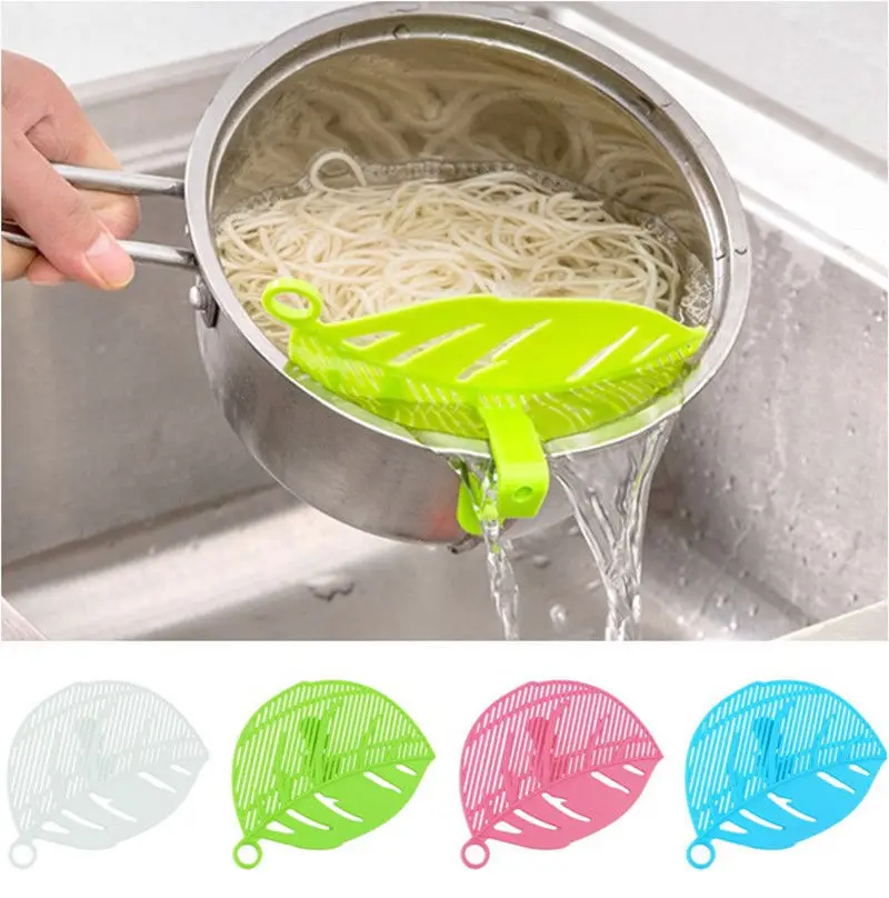 1PC Leaf Shape Durable Plastic Kitchen Wash Sieve Rice Beans Peas Kitchen Washing Cleaning Tool Gadget Clips Filter
1PC Leaf Shape Durable Plastic Kitchen Wash Sieve Rice Beans Peas Kitchen Washing Cleaning Tool Gadget Clips Filter