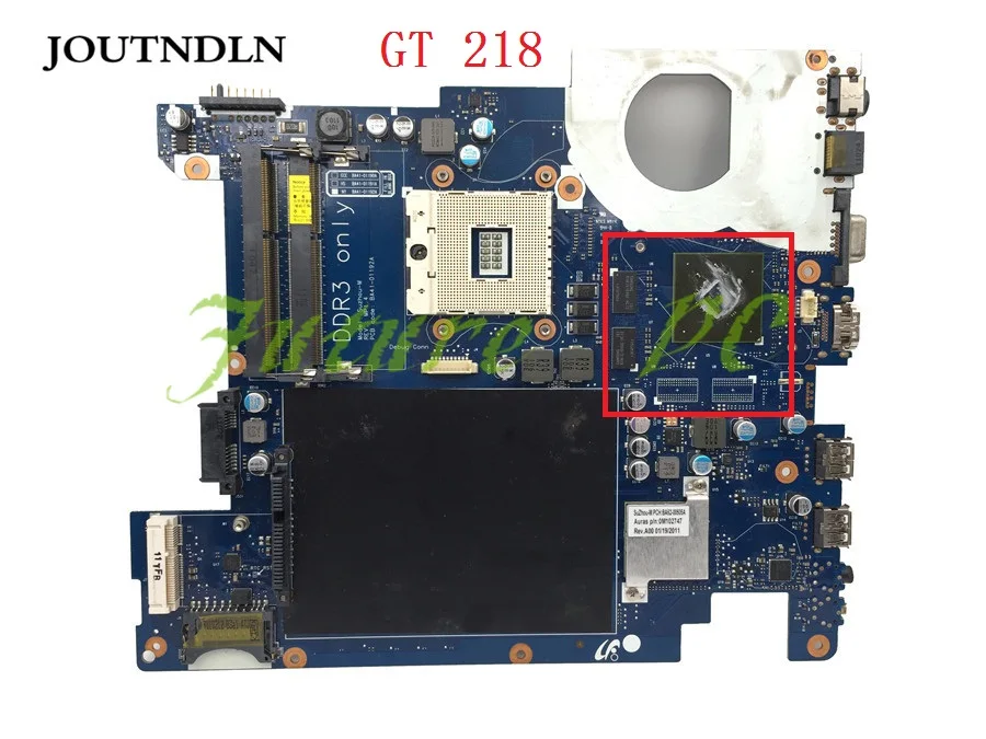 Материнская плата JOUTNDLN для samsung R440 материнская ноутбука DDR3 HM55 W/ GT218 с графическим