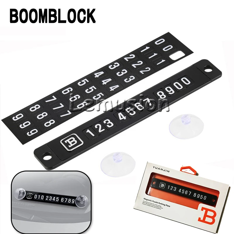 Автомобильные наклейки BOOMBLOCK для парковочных карт Toyota Corolla Avensis Auris RAV4 Yaris Hilux Prius