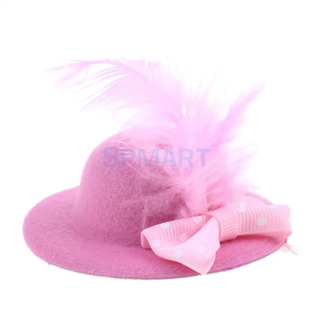 Модная фетровая шляпа винтажная кукольная шапка котелок для 28 30 см аксессуары
