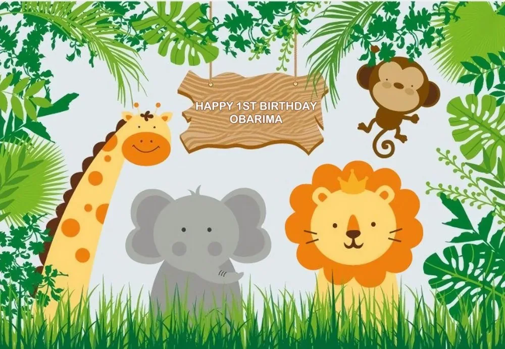 Custom Safari Jungle Animals Baby Shower backdrop polyester or Vinyl cloth High quality Computer print birthday Background
Custom Safari Jungle Animals Baby Shower backdrop polyester or Vinyl cloth High quality Computer print birthday Background