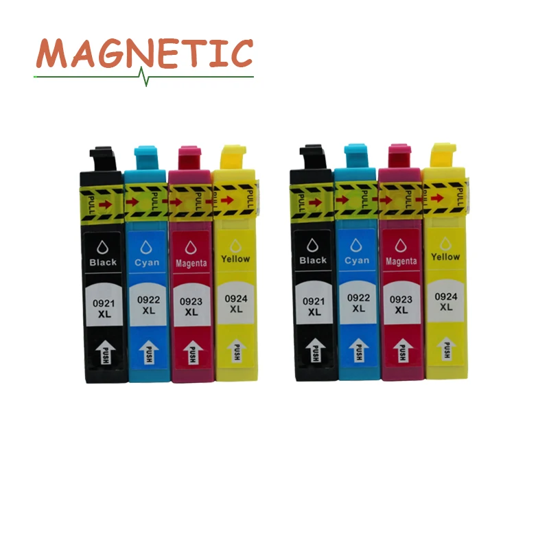 T0921 8pcs ink Cartridge for Epson T0921N Full Ink Work for Epson Stylus CX4300 TX117 T26 T27 TX106 TX119 TX109 C91 Printer 0921
T0921 8pcs ink Cartridge for Epson T0921N Full Ink Work for Epson Stylus CX4300 TX117 T26 T27 TX106 TX119 TX109 C91 Printer 0921