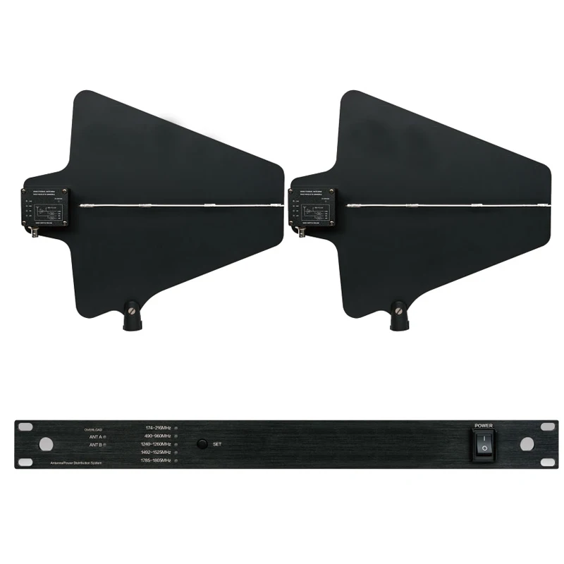 Professional Antenna Mic Splitter Collector Directional Antenna Distributor amplifier for 4 Sets Wireless Microphone System
Professional Antenna Mic Splitter Collector Directional Antenna Distributor amplifier for 4 Sets Wireless Microphone System