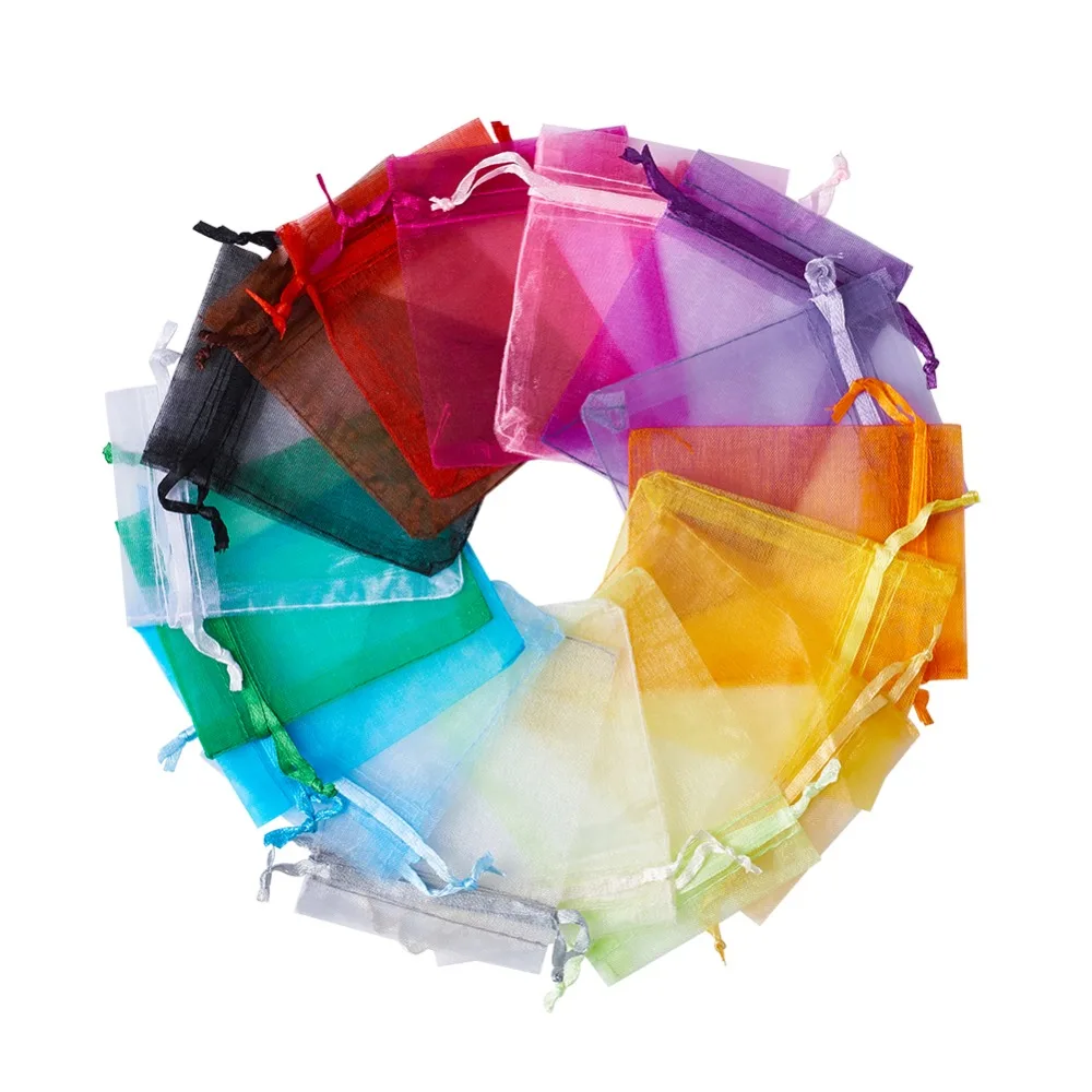 Pandahall 100pc Mixed Color Rectangle Organza Gift Bags Jewelry Bracelet Anklet Necklace Packing Drawable Pouches Vacuum Packing
Pandahall 100pc Mixed Color Rectangle Organza Gift Bags Jewelry Bracelet Anklet Necklace Packing Drawable Pouches Vacuum Packing