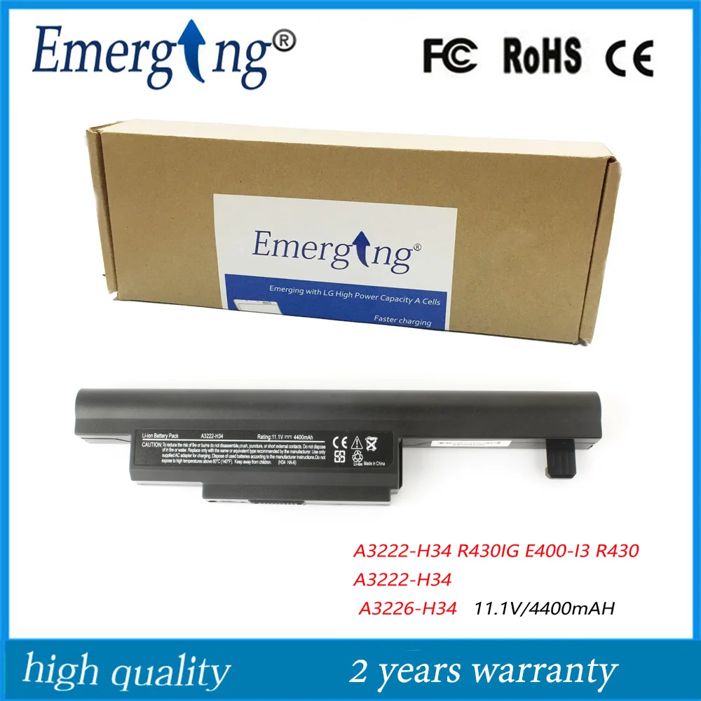 11.1V 4400Mah Japanese Cell High Capacity Quality Laptop Battery for Hasee Founder R430IG E400-I3 R430 A3222-H34 A3226-H34
11.1V 4400Mah Japanese Cell High Capacity Quality Laptop Battery for Hasee Founder R430IG E400-I3 R430 A3222-H34 A3226-H34