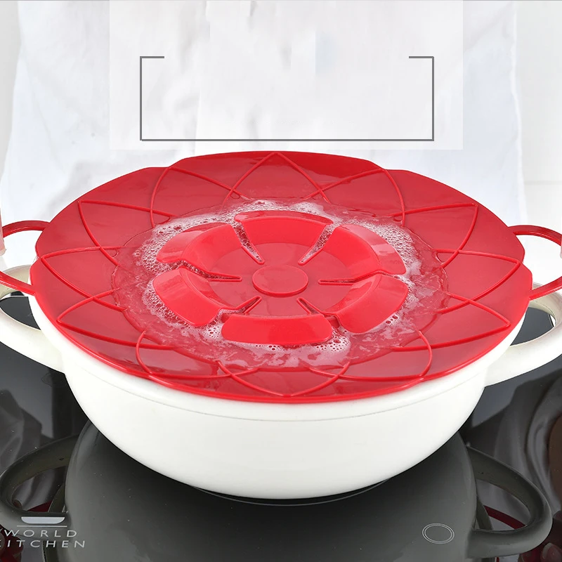 New Arrival Kitchen Gadgets Silicone Lid Spill Stopper Pot Cover Diameter Cooking Pot Lids Utensil
New Arrival Kitchen Gadgets Silicone Lid Spill Stopper Pot Cover Diameter Cooking Pot Lids Utensil