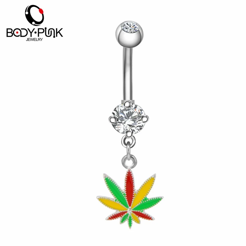 BODY PUNK Trendy PiercingsBelly Body Jewelry Rhinestone With Colorful Enamel Leaf Shape Button Navel Ring For Sexy Women
BODY PUNK Trendy PiercingsBelly Body Jewelry Rhinestone With Colorful Enamel Leaf Shape Button Navel Ring For Sexy Women