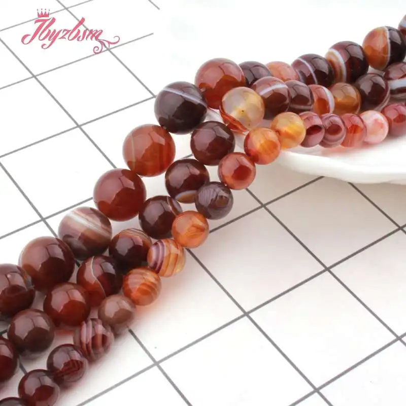 6/8/10mm Round Stripe Brazil Agates Beads Natural Stone Beads For DIY Jewelry Making Necklace Bracelets Loose 15"
6/8/10mm Round Stripe Brazil Agates Beads Natural Stone Beads For DIY Jewelry Making Necklace Bracelets Loose 15"