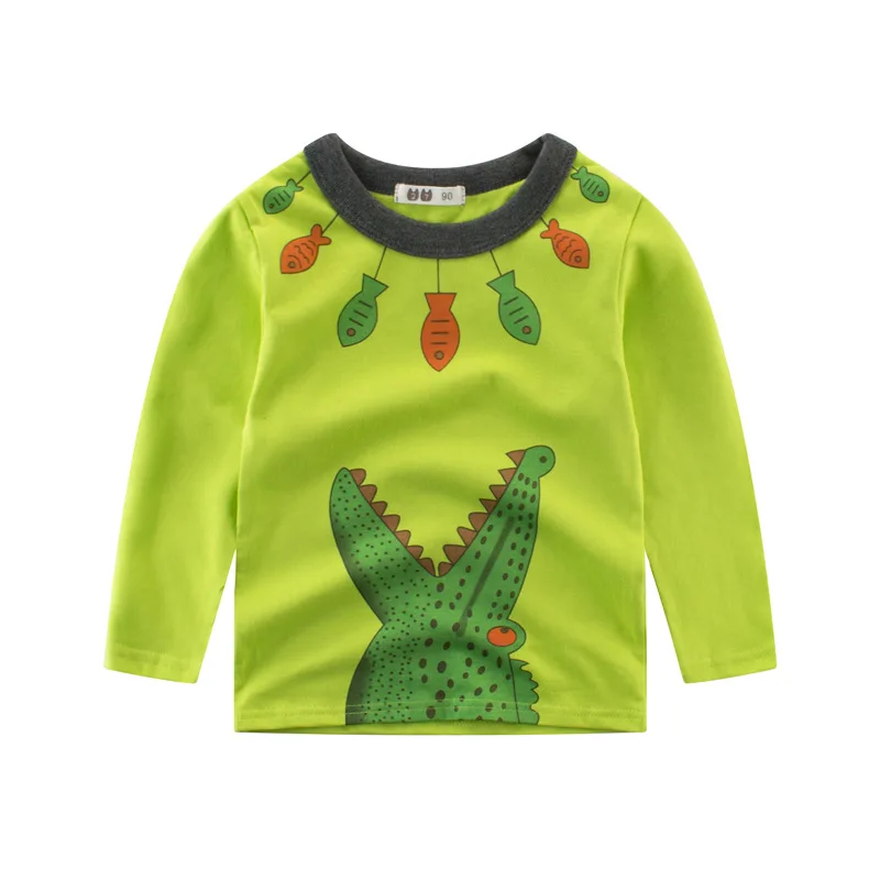 2019 Spring Autumn Cartoon Dinosaur Boys Long Sleeve T Shirt For 2-8Years Old Cotton Children Kids Boys Tops Tees C T Shirt
2019 Spring Autumn Cartoon Dinosaur Boys Long Sleeve T Shirt For 2-8Years Old Cotton Children Kids Boys Tops Tees C T Shirt