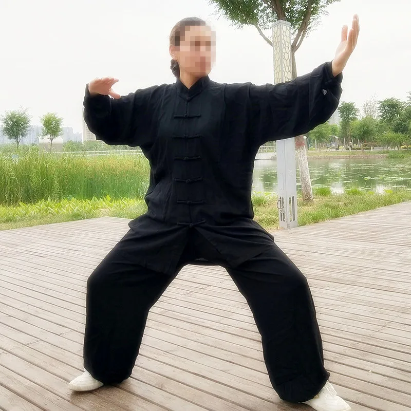 USHINE factory price Height 110cm-185cm Black White Noil Poplin KungFu TaiChi Suits Uniform Fitness Sets Man Woman
USHINE factory price Height 110cm-185cm Black White Noil Poplin KungFu TaiChi Suits Uniform Fitness Sets Man Woman