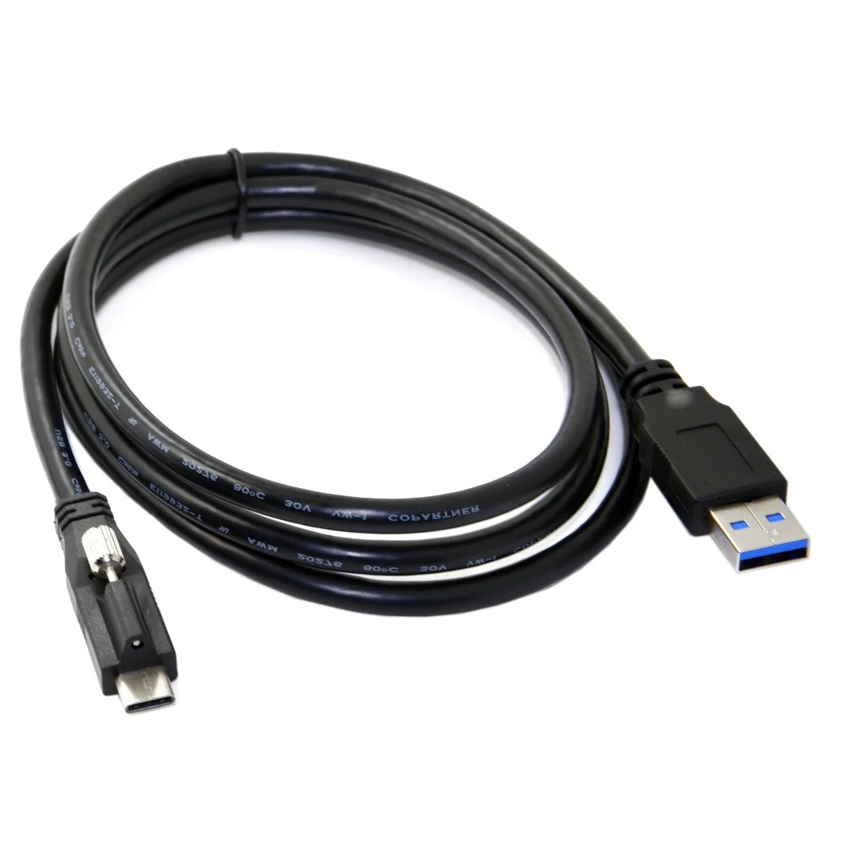 CYDZ 1.2m USB 3.1 Type-C Locking Connector to Standard USB3.0 Data Cable With Panel Mount Screw
CYDZ 1.2m USB 3.1 Type-C Locking Connector to Standard USB3.0 Data Cable With Panel Mount Screw
