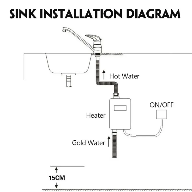 3800W Water Heater Mini Tankless Instant Hot Faucet kitchen Heating Thermostat US Plug Intelligent Energy Saving Waterproof
3800W Water Heater Mini Tankless Instant Hot Faucet kitchen Heating Thermostat US Plug Intelligent Energy Saving Waterproof