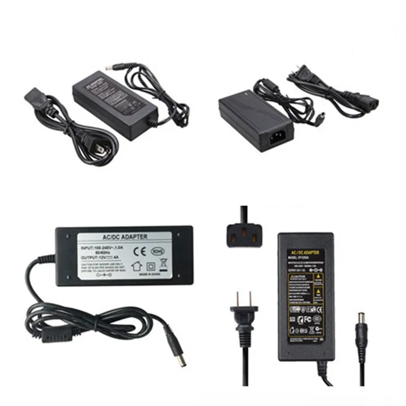 1A 2A 3A 5A 6A 8A светодиодный Питание адаптер Вход 110 V 220 240 Выход DC 12 светодиодные