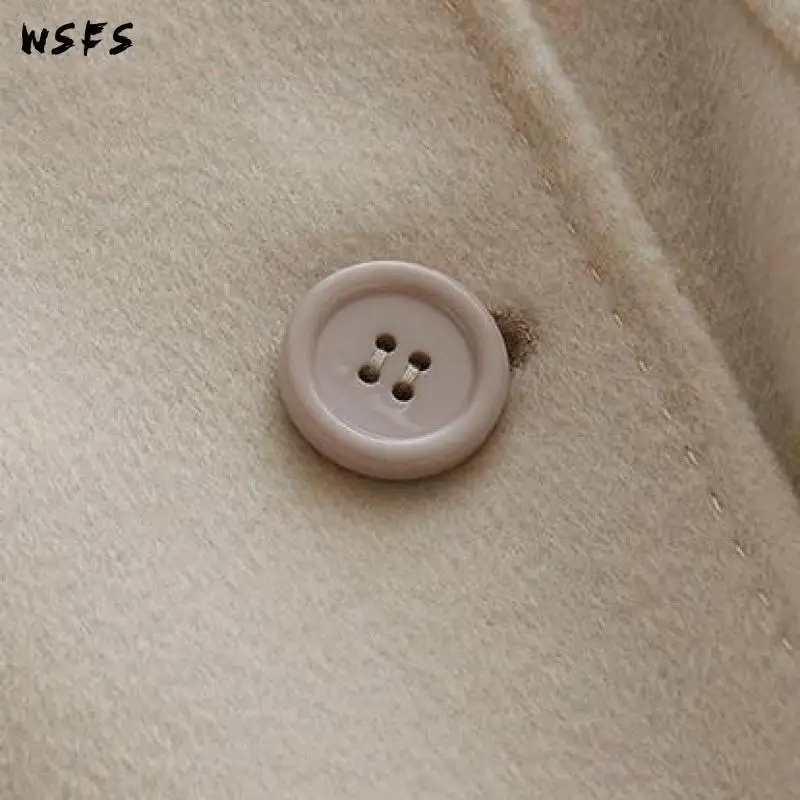 Winter Women Coat Biege Camel Long Sleeve Sheep Wool Coats Single Button Ladies Slim Elegant Trench Woolen Overcoats Outerwear
Winter Women Coat Biege Camel Long Sleeve Sheep Wool Coats Single Button Ladies Slim Elegant Trench Woolen Overcoats Outerwear