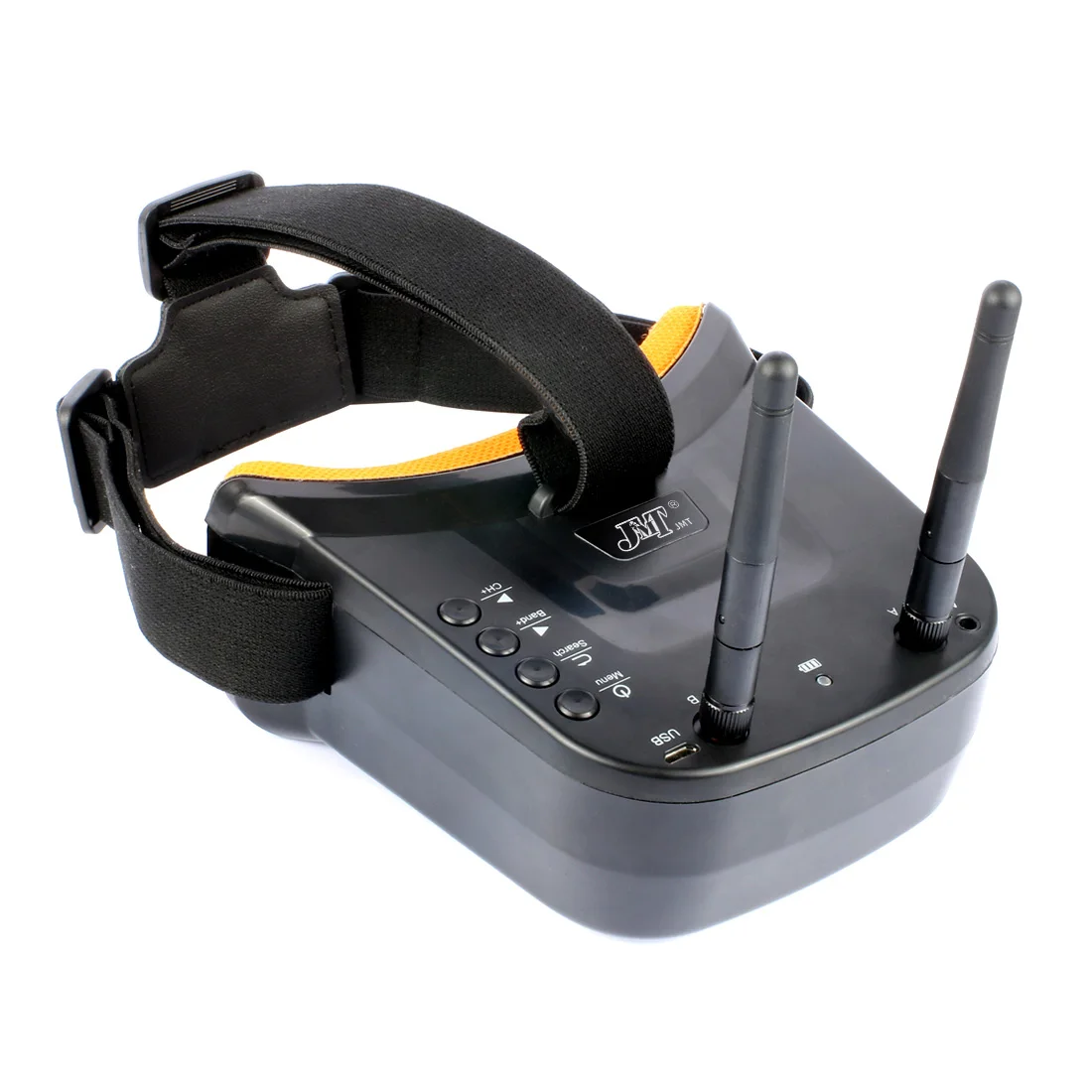 JMT Mini FPV Goggles 3 inch 480 x 320 Display Double Antenna 5.8G 40CH Built-in 3.7V 1200mAh Battery for Racing Drone Model
JMT Mini FPV Goggles 3 inch 480 x 320 Display Double Antenna 5.8G 40CH Built-in 3.7V 1200mAh Battery for Racing Drone Model